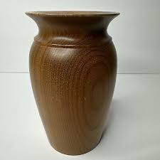 Myrtlewood 7” Wooden Vase | eBay