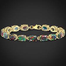 Fire Opal Tennis Bracelet, Bracelet for Women, Gold Tennis Bracelet, 925 Sterling Silver Tennis Bracelet, AAA Ethiopian Opal Bracelet - Etsy