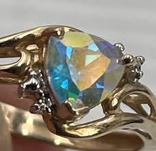 Mercury Mist Topaz 10k SR Yellow Gold Ring 2.0 Total Grams ...