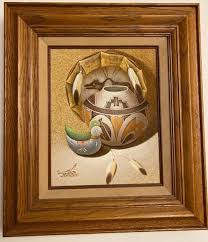 ORIGINAL MYUNG MARIO JUNG OIL ON CANVAS SAND PAINTING | eBay