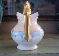 Exquisite T V Depose Touraine Antique Cream & Sugar Hand ...