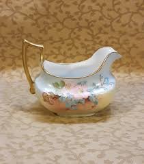 Antique TV Limoges Creamer Hand Painted Porcelain Pink Roses ...