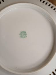 Vintage 2 Floral Porcelain Reticulated 7-inch Dessert Plates ...