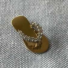 Na Hoku | Jewelry | Na Hoku Yellow 4 K Gold Diamond Slipper ...