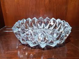 Glass Ash Tray Cut Glass Home Decor - Cigarette, Cigars ...