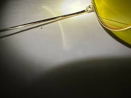 Ray Ban B & L Yellow Kalichrome 12K GF Bullet Hole Shooter ...