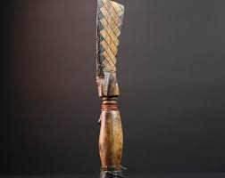 Baule Fertility Statue: Hand-carved African Tribal Art, Wood ...