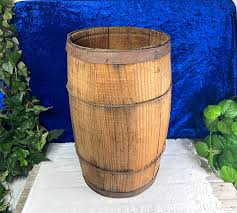 Vintage Wood Nail Keg: 17" Rustic Farmhouse Decor - Etsy