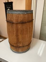 Vintage rustic vintage primitive nail keg barrel farm decor Lg Size 18.in tall | eBay