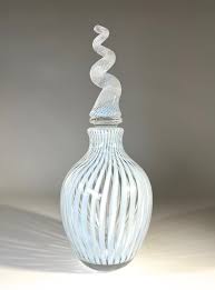 Exceptional, Harlequin Crystal Perfume Bottle by Mike Hunter, Twists Studio, Scotland - Etsy