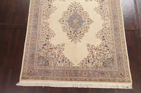 8x10 IVORY Aubusson Chinese Area Rug Hand-knotted Vegetable ...