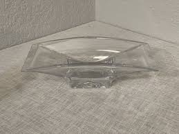 MCM Nambe Crystal Rectangle Candy / Serving Dish Karim ...