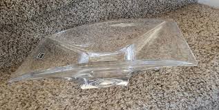 Vintage Nambe Rectangular Crystal Planar Dish 5107 Etched ...