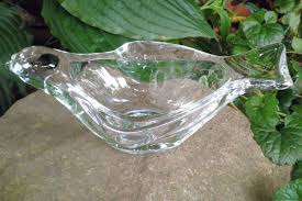 Princess House Fine French Crystal Clear Glass Bird, Dove, Bowl Figurine - Etsy