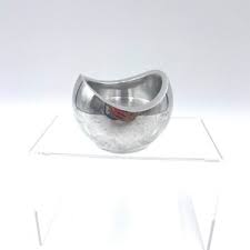 Vintage 1998 Nambe Studio 6175 Pillar Candleholder by Neil Cohen - Etsy