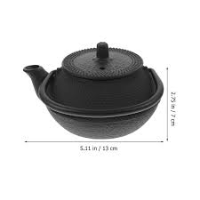 ifundom Cast Iron Tea Kettle Stove Metal Teapot for Brewing ...