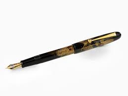 Namiki Yukari Fountain Pen Pine Needles, Maki-e, Gold trim ...
