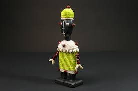 African Namji Fertility Doll: Beaded Cameroon Tribal Art ...