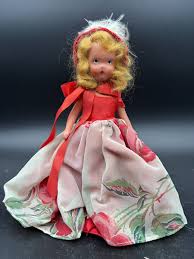 Vintage Nancy Ann Storybook Doll #198 December Girl bisque 7 ...