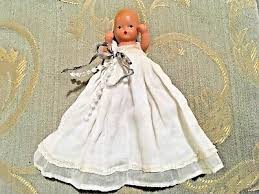 Antique Bisque 4" Nancy Ann Storybook Doll #210 Hush -A Bye Baby Girl Long gown | eBay