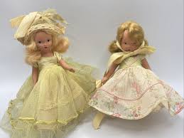 Lot 2 Vintage Nancy Ann Storybook Dolls- 1 1940's Bisque-1 ...