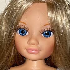 Vintage Nancy Doll by Famosa, Spain, 17" Blonde Hair , Blue ...