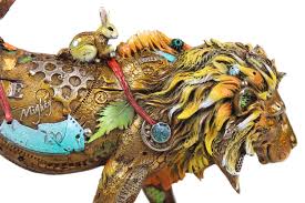 Nano Lopez "Leonardo" Bronze Lion Sculpture – Enchantress ...