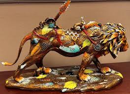 Nano Lopez Latin American Artist Signed Bronze Leonardo