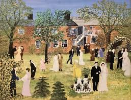 Grandma Moses A Country Wedding Custom Framed Print | eBay