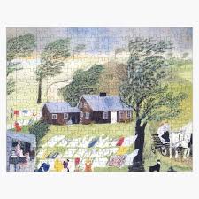 art by grandma moses, artist grandma moses, artwork by ...