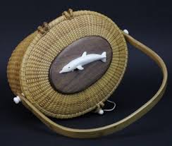 Maureen Reed Nantucket Basket Purse Signed Turner Dated