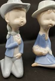 Vintage (2) Lego Japan Porcelain Girl Figurines | eBay