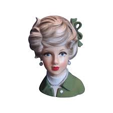 Similar Items to Napcoware Head Vase C8497