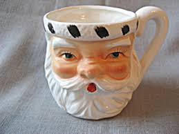 Lefton Santa And Mrs Santa Cup