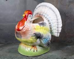 Vintage Relpo Turkey Ceramic Planter - Turkey Centerpiece ...