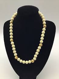 Vintage Napier Faux Pearl And Brushed Gold Tone Bead ...