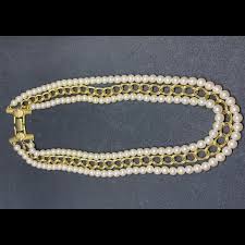 Richelieu | Jewelry | Vtg Richelieu Signed Tri Strand Pearl ...