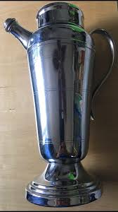 Farberware Vintage,Cocktail Pitcher, Art Deco Chrome, Size ...