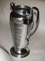VINTAGE FARBERWARE 11" CHROME COCKTAIL SHAKER RETRO PITCHER ...