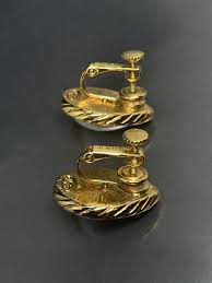 Vintage Signed Napier Faux Pearl GoldTone Teardrop Classy 1 ...