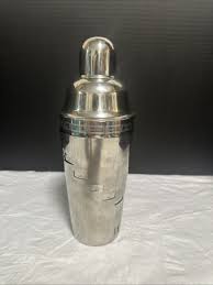 Pottery Barn Cocktail Shaker Stainless Steel Mixer with Dial ...