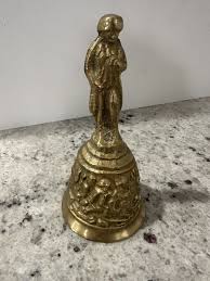 Cast Brass Repousse Bell Napoleon at Waterloo Bell, 1lb, 6x3in | eBay
