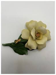 Capodimonte Rose and Rosebud in Cream Color. For Sale at ...