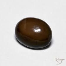 1.16ct Natural Medium Brown Chocolate Opal, Oval Cut, Opaque