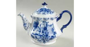 Blue And White Small Teapot & Lid by Cracker Barrel ...