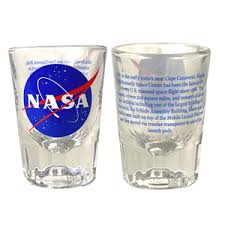 NASA Meatball Logo Shot Glass DISCO – myNASAstore
