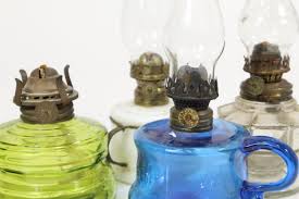 Lot - Little Butter Cup & Antique Miniature Oil Lamps