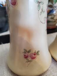 Vintage Pair off Tall Art Nouveau Stratford Ware Hand ...