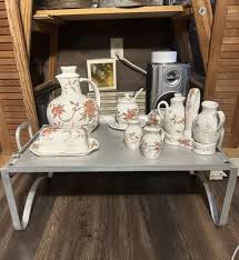 VTG JAPAN NASCO Springtime Tea Pot & Warmer 1940's Water ...