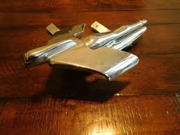 1957 Nash Petty Hood Ornament Flying Lady Goddess 25218 Mascot Trim Emblem | #1870435255